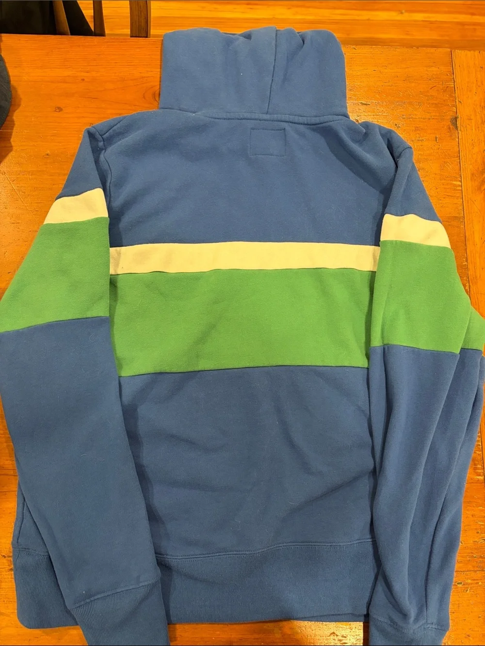 Men's Hartford Whalers Striped Hoodie with Crest Patch